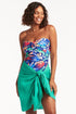 Sea Level Overswim Frayed Sarong